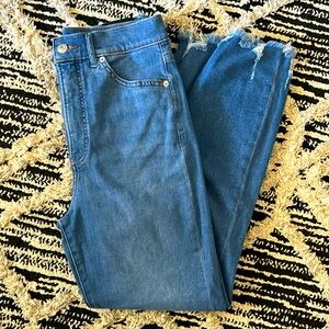 Express Super High Rise Slim Leg Jean